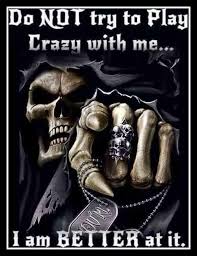 Pin By Mark A Durrett On Cote Sombre De L Amour Skull Quote Badass Quotes Reaper Quotes