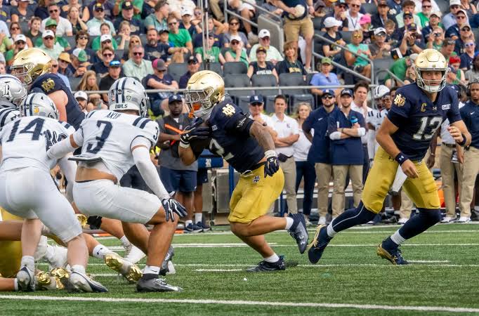 WEATHER REPORT: Notre Dame Fighting Irish VS Michigan State Spartans | One  Foot Down