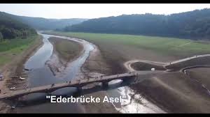 Ganz verschwunden sind die einstigen orte jedoch nicht. Edersee Atlantis Ederbrucke Asel With Dji Phantom 3 Professional Youtube
