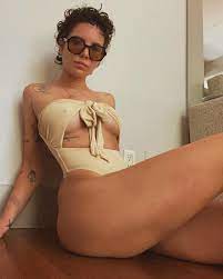 Halsey in a Nude Bathing Suit of the Day