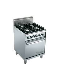 Viele gasherde besitzen einen integrierten backofen, der entweder mit gas oder elektrisch beheizt wird. Bartscher 4 Flammen Gasherd Mit Backofen