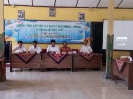 Umpak alas tiang rumah, biasanya terbuat dari batu; Sosialisasi Gapura Lar Badak Dan Umbul Umbul Podhang Ngisep Sari Website Semugih