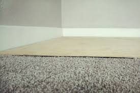 Plywood Over Carpet In 2020 Gym Flooring Home Gym Flooring Laying Laminate Flooring