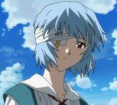 Bandage Babe Tv Tropes Anime Hair Color Neon Genesis Evangelion Anime Guy Blue Hair