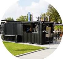 Conteneur d'expédition portable Bar Restaurant préfabriqué 20ft 40ft  Conteneur Maison Conteneur Café Café Café Café