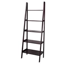 This beautiful and durable bookcase is crafted from solid hardwood. 5 Shelf Ladder Bookcase Flora Home Target