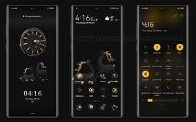 By proceeding, you agree to our privacy po. 3d Black Gold Emui Magic Ui Theme Download For Huawei Honor Phones Emuiers