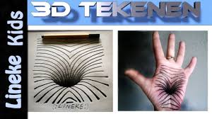3d Tekening Gat In Je Hand Tekenen Voor Beginners Optische Illusie Tekening Tekenen 3d Tekeningen