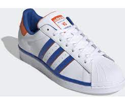 Spitzenverschluss textilobermaterial schuhe mit blumendruck gummilaufsohle farbe: Adidas Superstar Cloud White Blue Orange Fv2807 Ab 89 96 Preisvergleich Bei Idealo De