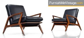 Browse a variety of housewares, furniture and decor. Pair Of Black Leather Mid Century Modern Arm Chairs