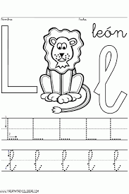 Abecedario Para Pintar Letra L Miles de dibujos para colorear para niños, descarga las mejores imágenes para colorear.