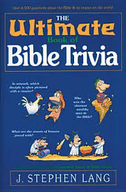 Put your knowledge to the test, and see if you can answer some of the most basic bible questions we listed here. The Ultimate Book Of Bible Trivia Over 4 300 Questions Answers About The Bible By Stephen J Lang