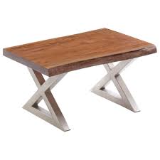 With the x designed pedestal base this bridgeport end table is an ideal addition to any space. Stein World Living On The Edge Small Wood Top Cocktail Table With Metal Legs Pedigo Furniture Cocktail Coffee Tables