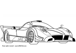 Pagani Zonda R Coloring Page Pagani Pagani Zonda Pagani Zonda R