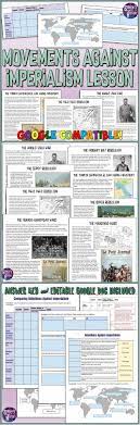 Imperialism Wars And Rebellions Against Europe Lesson Plan Engaging Lesson Plans World History Classroom World History Lessons