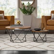 Dunavant Frame 2 Piece Bunching Tables Coffee Table Coffee Table Setting Living Room Coffee Table