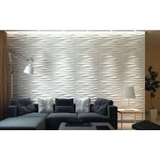 Art3d 19 7 In X 19 7 In Decorative Pvc 3d Wall Panels Wavy Wall Design 12 Pack A10037 The Home Depot Ausliefern Sie Sich E In 2020 Wandpaneele Wanddesign Haus