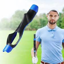 Right Handed Golf Grip Trainer Practice Tool Blue 3-Pack