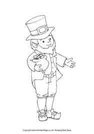 Luck of the irish colouring page. Luck Of The Irish Colouring Page