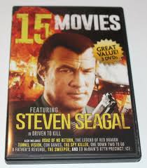 15 Movies 3 Disc Set DVD Featuring Steven Seagal & Chuck Norris