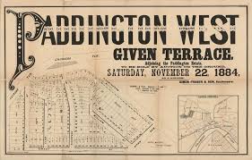 Brisbane Queensland 22 November 1884 A Land Sale In Paddington West Paddington Queensland Brisbane Queensland