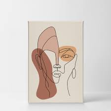 Check spelling or type a new query. Smile Art Design Boho One Line Minimalism Art Woman Face Drawing Painting Abstract Canvas Wall Art Print Office Living Room Dorm Bedroom Aesthetic Modern Home Decor Ready To Hang 28x19