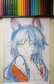 Unique kda ahri stickers featuring millions of original designs created and sold by independent artists. Ahri League Of Legends Drawing Gaming