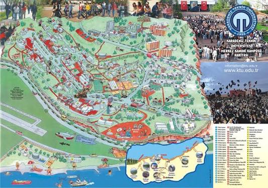 kampüs haritası | Şehir ve Bölge Planlama Bölümü