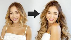 Short thin hair to beyonce big waves. How To Blend And Clip In Hair Extensions With Short Hair Cheap Beauty Hair Extensions Review