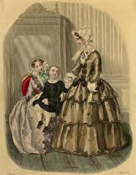 During the 1860s, the cage crinoline allowed women's skirts to reach their apex in size, while menswear relaxed into wide, easy cuts. Crinoline Mid Victorian Lauren M Lowell Costume Designer