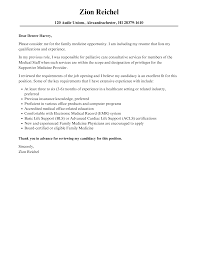 Family Medicine Cover Letter | Velvet Jobs