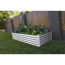 the organic garden co 200 x 100 x 41cm zinc raised garden bed garden beds raised garden beds organic gardening