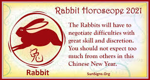 Rabbit Horoscope 2021 Luck And Feng Shui Predictions Sunsigns Org
