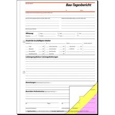 Bautagesbericht alpina a10b ausfuellen, wochenbericht vorlage word 71 fertig hochzeitseinladungen vorlagen tagesbericht vorlage word tagesbericht praktikum vorlage word kündigung fsj muster. Bautagesbericht Sigel Sd063 A4h 3fach Sd 1 2 3 Bl Bedr 3x40bl