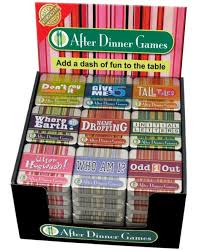 It is a fun game that helps you can organize to create an exciting birthday party and bring more laugh for guest. After Dinner Game Tins Fun Family Dinner Party Quiz Games Ebay