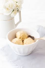 Add half the almond milk and blend until combined. Almond Custard Ice Cream Recipe Happy Happy Nester
