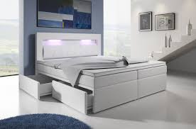 Mars led boxspringbett schwarz 160x200 strukturstoff. Boxspringbett Polsterbett Mirari Iii 160x200 Hotelbett Ehebett Doppelbett Weiss Schwarz Kunstleder Gewebe Stoff Led 07 Mobelwelten24