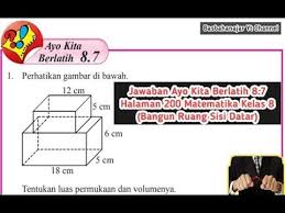 We did not find results for: Jawaban Ayo Kita Berlatih 8 7 Halaman 200 Matematika Kelas 8 Bangun Ruang Sisi Datar Youtube