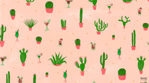 Illustration De Lucile Domon Desktop Wallpaper Pink Wallpaper Iphone Cactus Backgrounds