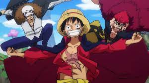 monster trio one piece anime one piece luffy one piece manga