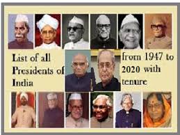 List Of All Presidents Of India From 1947 To 2020 With Tenure