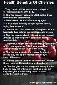 Not only is this fruit a very popular artificial flavor in many candies and drinks, but it's also commonly used as an accompaniment to desserts — and the fresh, real fruits m. 31 Proven Health Benefits Of Cherries You Didn T Know Segerios Com