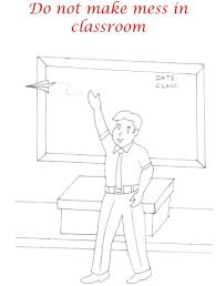 All these 172 coloring pages have found their way onto busyteacher.org thanks to the efforts of esl teachers just take a look, grab any coloring pages you like, and give 'em a try in your classroom. Mess In Classroom Coloring Page For Kids
