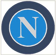 Facebook · twitter · whatsapp; Patch Ricamata Termoadesiva Logo Napoli
