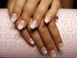 Soft Pink And White Nail Art For 11 Year Old Daughter White Nail Art Christmas Nail Colors Nails