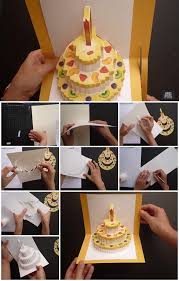 Pop up cards are especially fun for kids to create so today we are sharing how to make a pop up preschoolers, kids of all ages and even adults will love learning how to make this simple pop up easter card. How To Make Birthday Cake Kirigami Pop Up Card Instructions Usefuldiy Com