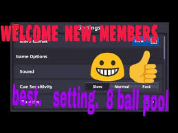 The goal of the player in his turn is to pocket his balls on the pockets. Best Setting Of 8 Ball Pool To New Members Youtube