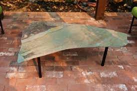 Octagonal coffee table with slate stone top. Natural Rock Coffee Table 4 Steps With Pictures Instructables