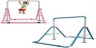 Oukaning Turnreck Set Turnreck Gymnastik Kinder Garten Reck Reckanlage Turnstangen Horizontale Training Bar Trainingsgerate Outdoor Fitness Hohenverstellbar 85 129 5cm Online Kaufen Otto