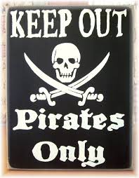 Keep Out Sign Pattisprimitives On Etsy Pirates Pirate Art Pirate Room